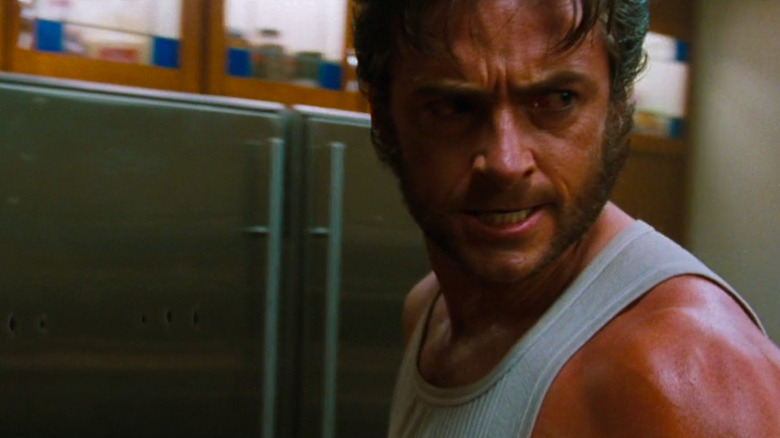 Logan gets angry in X2