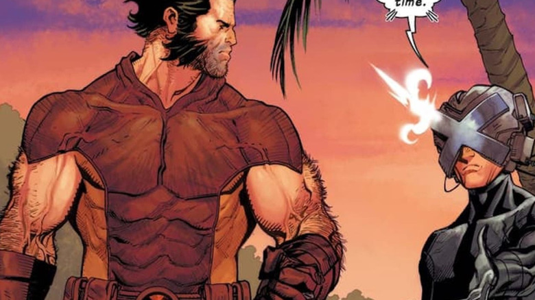 Wolverine sneering