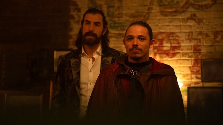 Parker Robbins with Mephisto in "Ironheart" (2025)