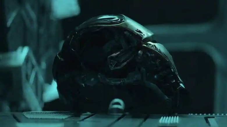 Iron Man's broken helmet