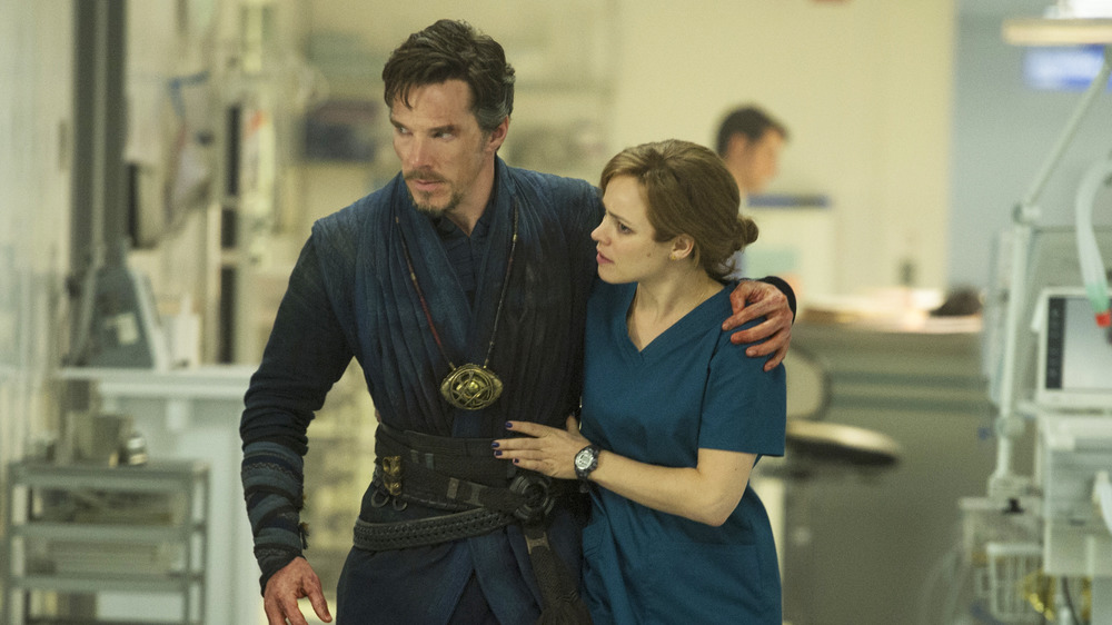 Benedict Cumberbatch and Rachel McAdams star in 2016's Doctor Strange