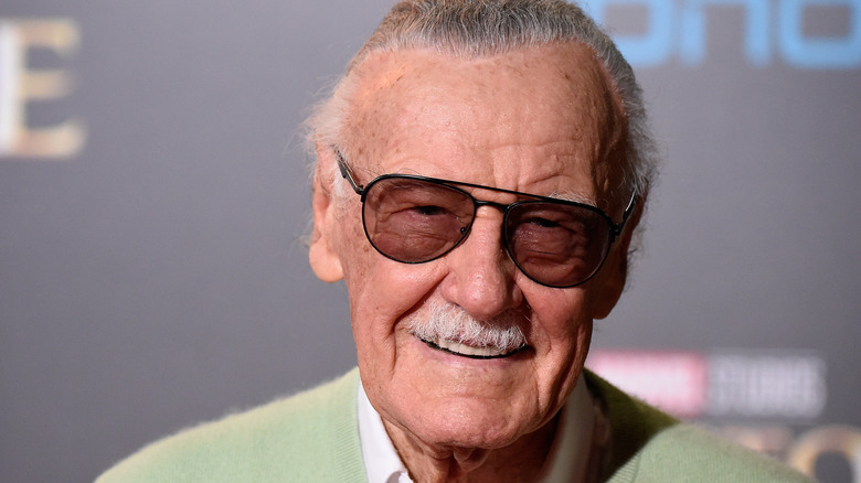 Stan Lee smiling at camera