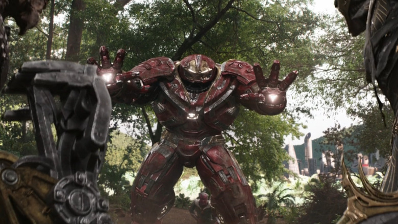 Bruce Banner in Hulkbuster armor