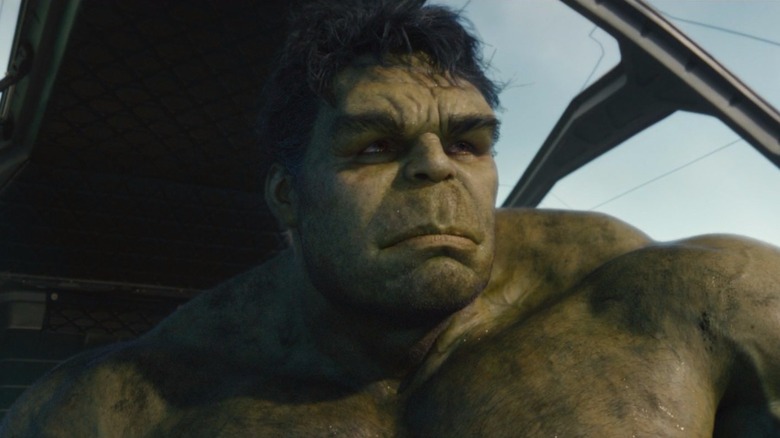 Hulk in the Quinjet