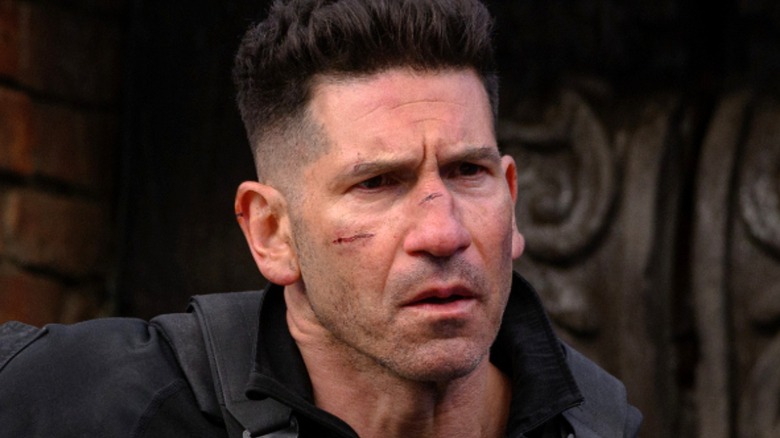The Punisher frowning in Spider-Man: Brand New Day
