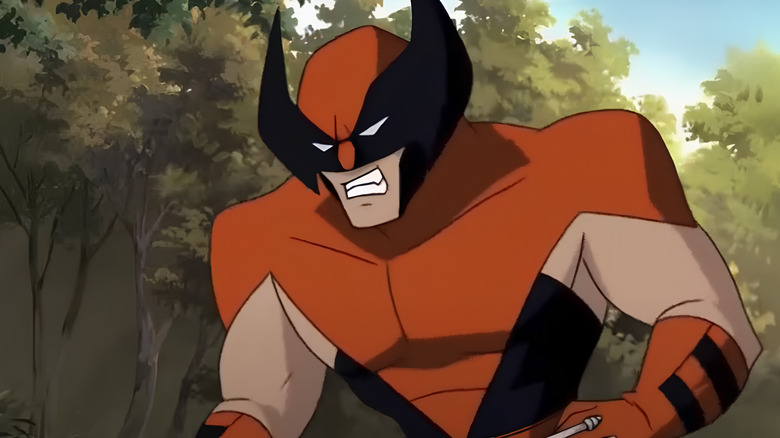 Wolverine growls angrily