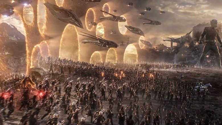 Everyone comes back to fight Thanos