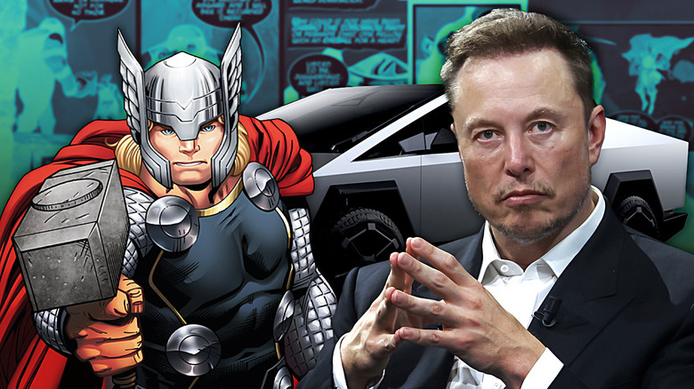 Thor, Elon Musk and Cybertruck