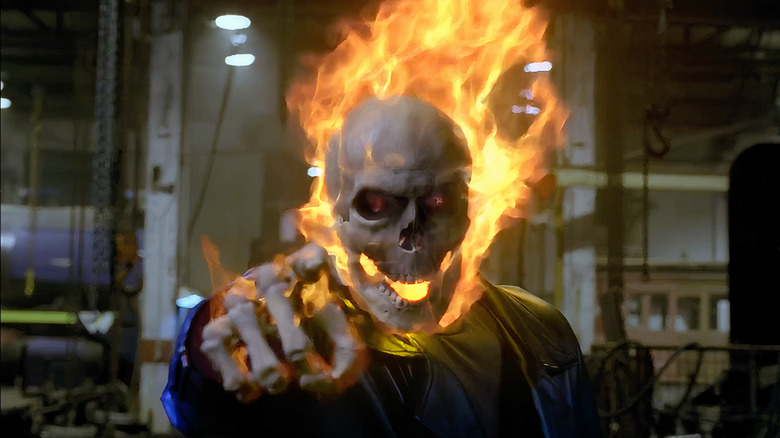 Ghost Rider pointing finger
