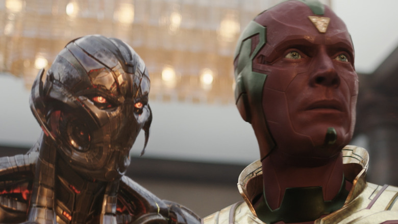 Vision and Ultron looking out on VisionQuest