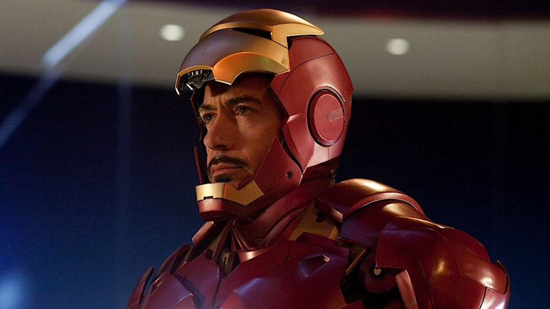 Tony Stark in his armor