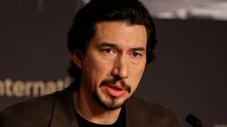 Adam Driver at a podium