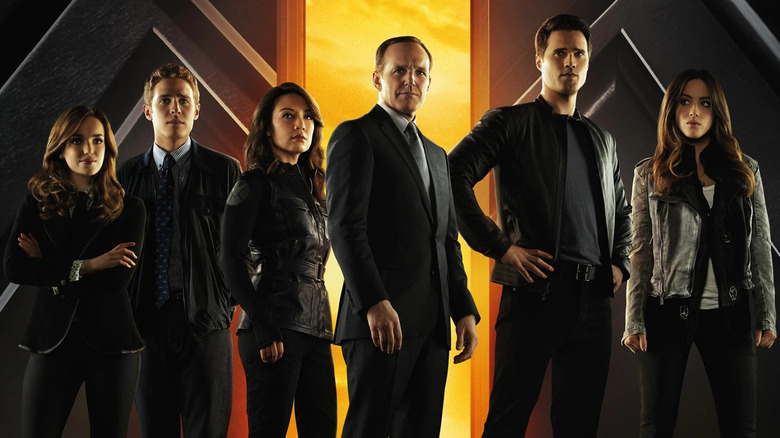 Coulson and his Agents of S.H.I.E.L.D.