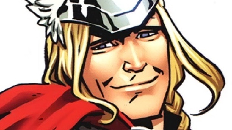 Thor smiling