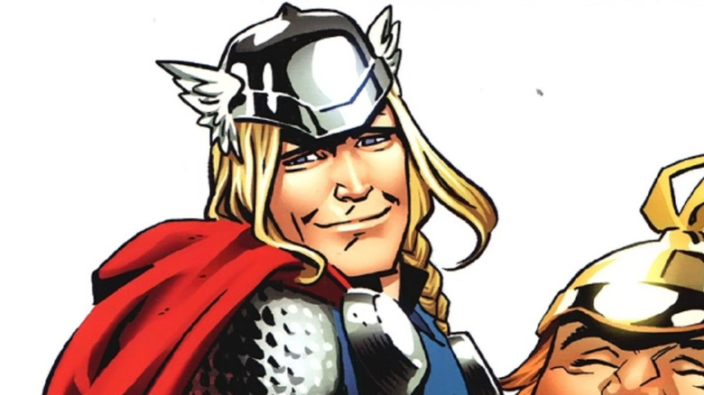 Thor smiling