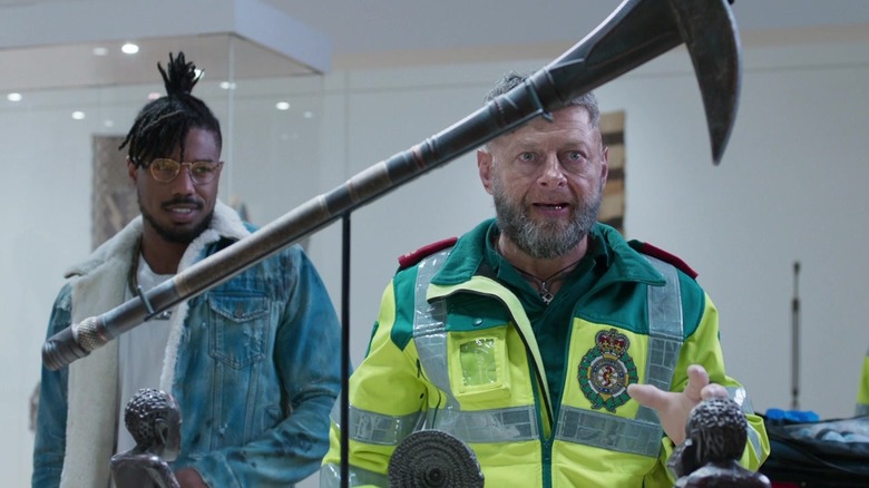 Ulysses Klaue (Andy Serkis) in Black Panther