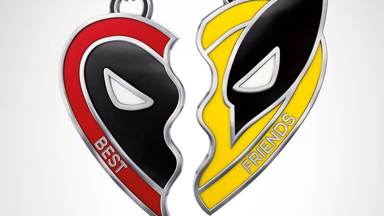 Deadpool and Wolverine friendship necklaces