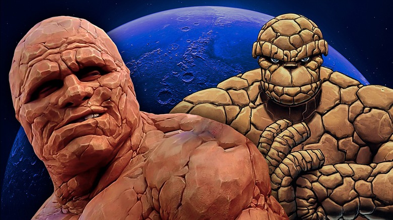 The Thing in movie and in comic