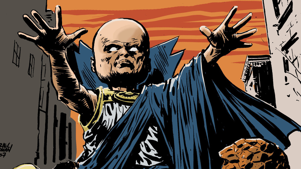 Uatu the Watcher with outstretched arms