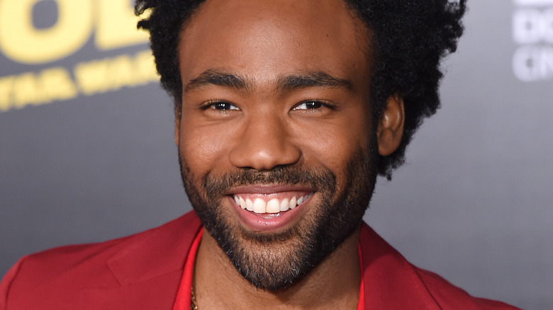 Donald Glover smiles