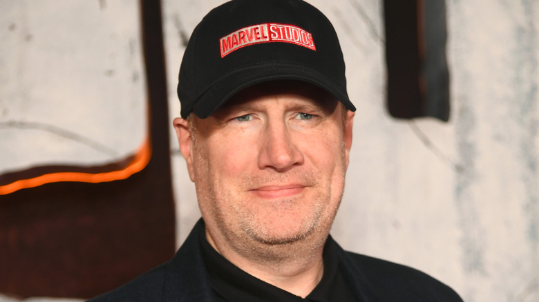 Kevin Feige smirking