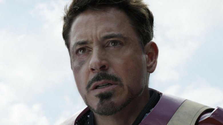 Robert Downey Jr. as Tony Stark in Avengers: Infinity War