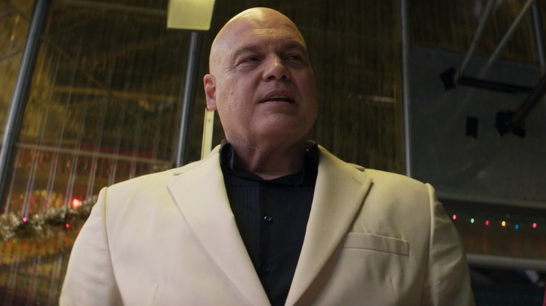 Kingpin in white suit