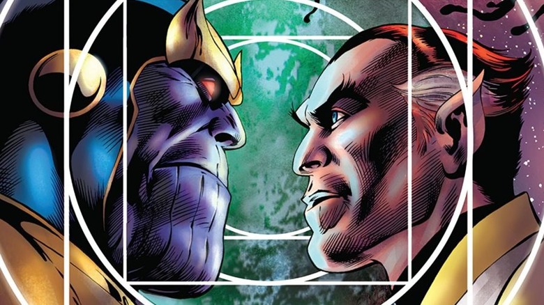 Thanos and Eros, powerful Marvel siblings