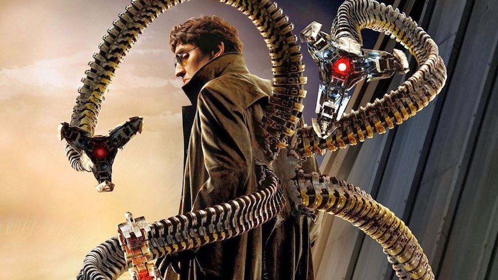 Alfred Molina as Doc Ock in Spider-Man 2 poster