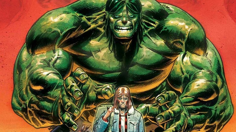 Hulk new comic cover art with bruce banner