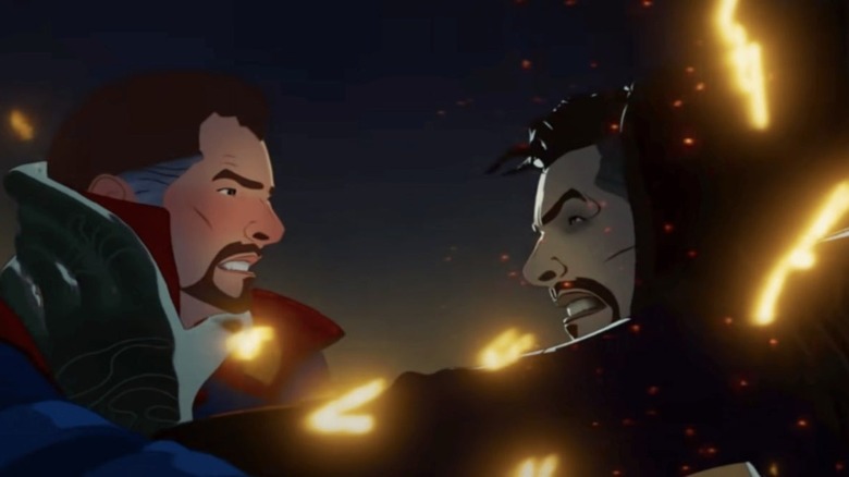 Doctor Strange fighting himself