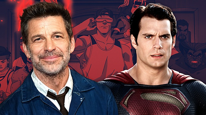 Zack Snyder and Superman composite