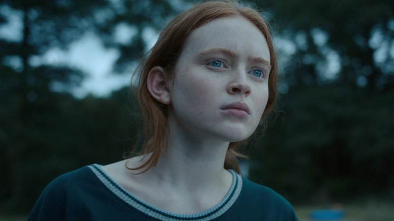 Max looking off into the distance in Stranger Things