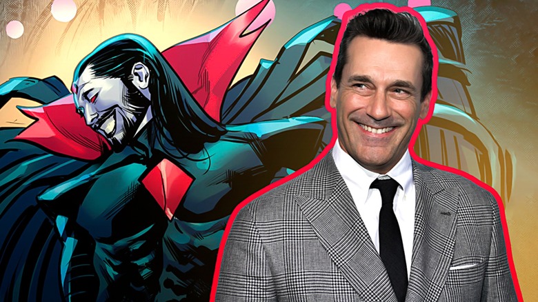 Mister Sinister and Jon Hamm smiling