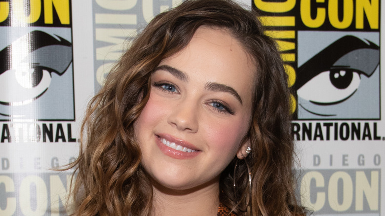 Mary Mouser smiling