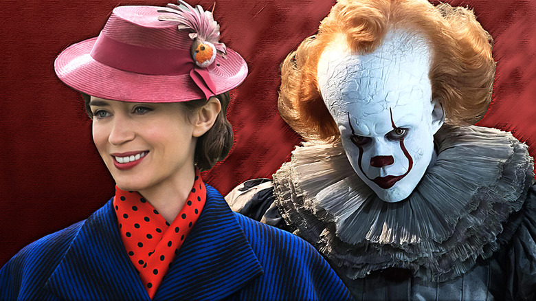 Mary Poppins and Pennywise clown