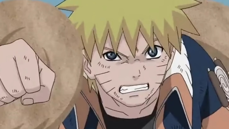 Naruto raising his fist