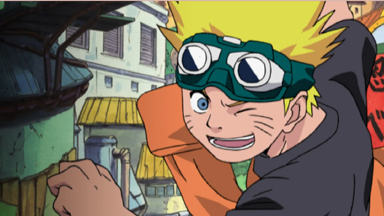 Naruto winking in Episode 1 