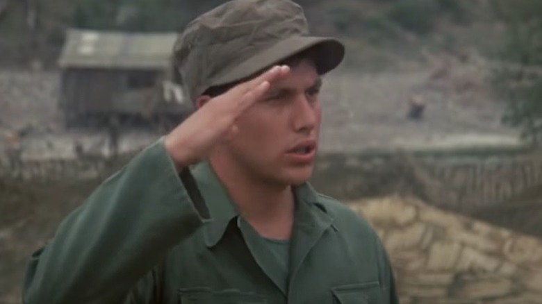 Sgt. Major Vollmer saluting in "M*A*S*H" (1970)