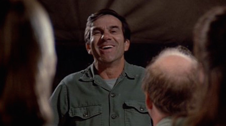 Corpsman Roy Goldman laughing on "M*A*S*H"