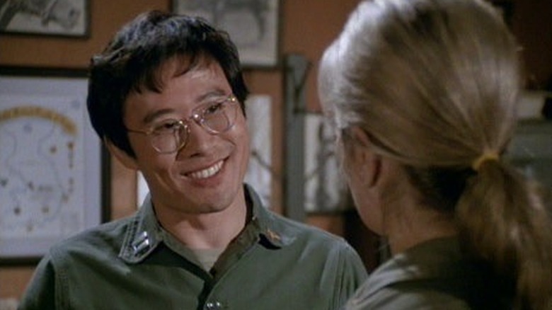 Soon-Tek Oh smiling in "M*A*S*H"