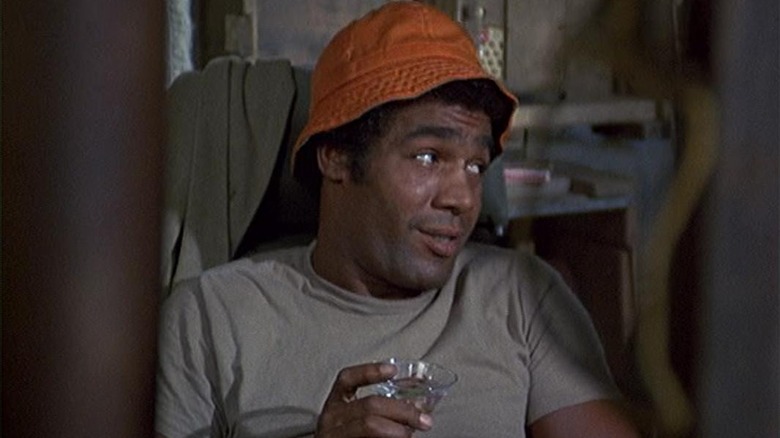 Captain Jones has a drink on "M*A*S*H"