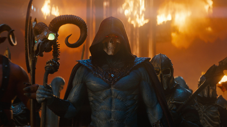 Skeletor leading his army in Masters of the Universe