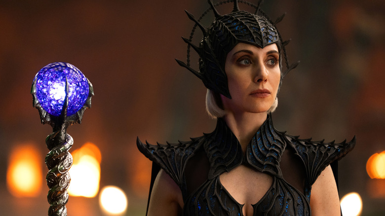 Evil-Lyn holding her staff in Masters of the Universe