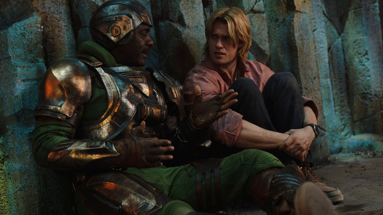 Adam talking to Man-At-Arms in Masters of the Universe
