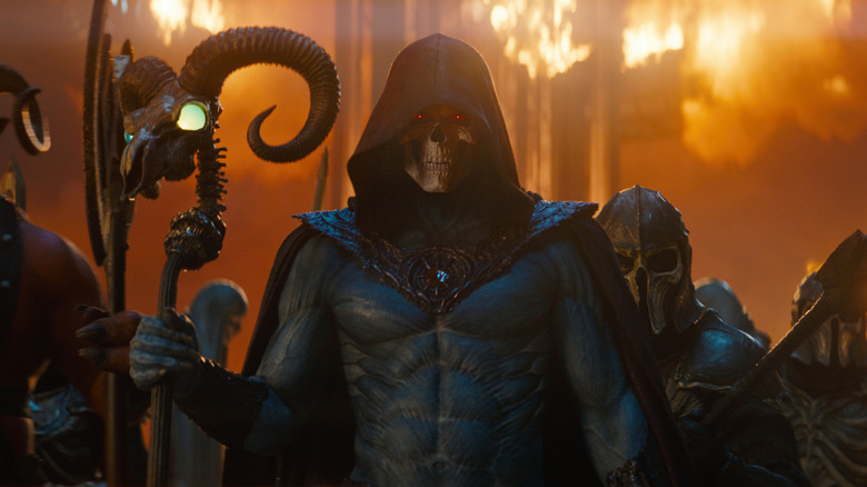 Skeletor stares in "Masters of the Universe" (2026)
