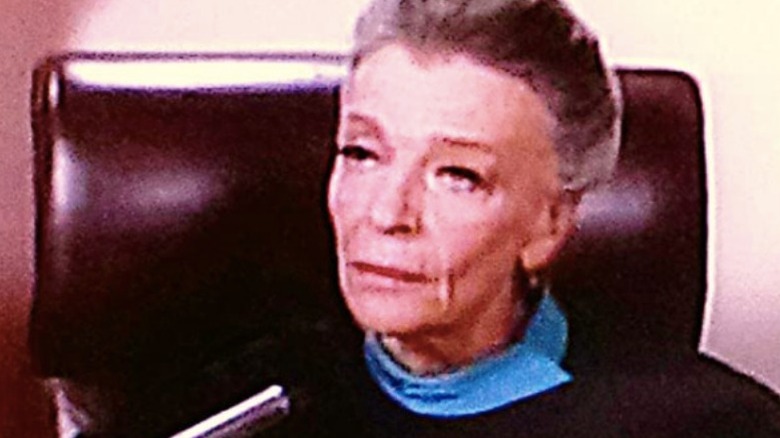 Matlock Lucille Meredith listens intently