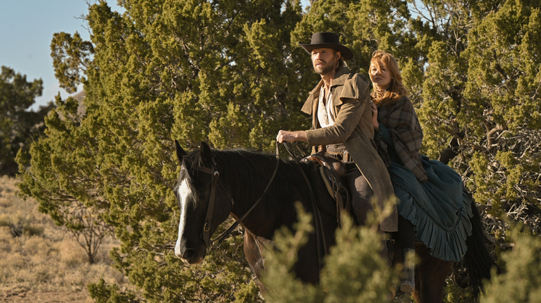 Hoyt and Abby on horse in Walker Independence