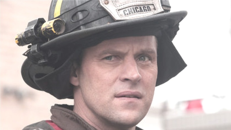 Jesse Spencer in helmet 