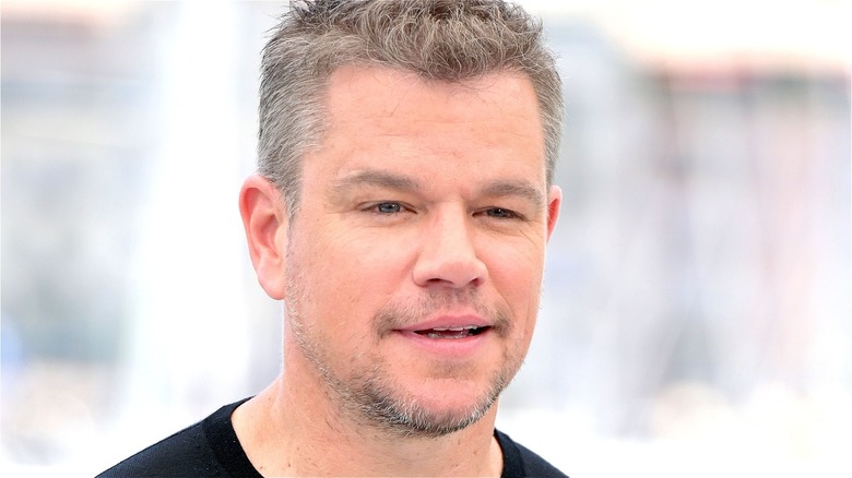 Matt Damon smiling 